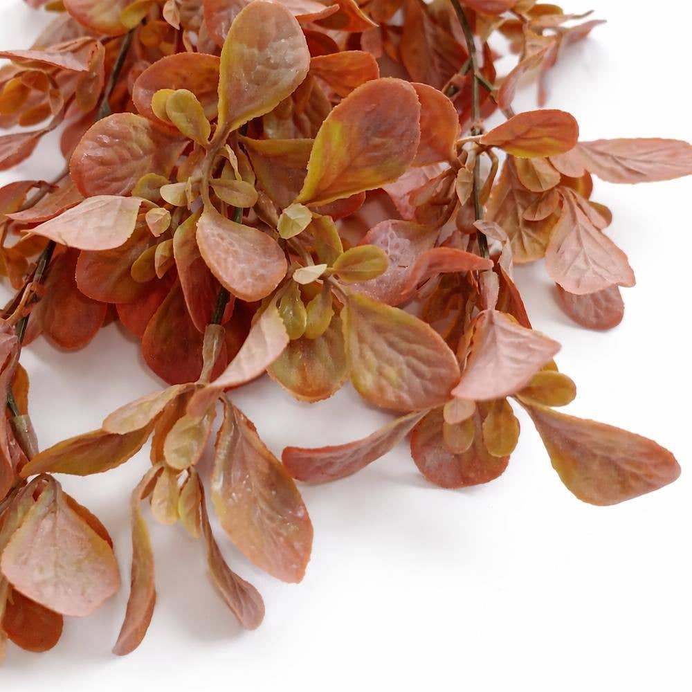 Leaf Design UK LTD - 70cm Artificial Trailing Botanik Spray Stem - Dusty Orange - Premium Quality