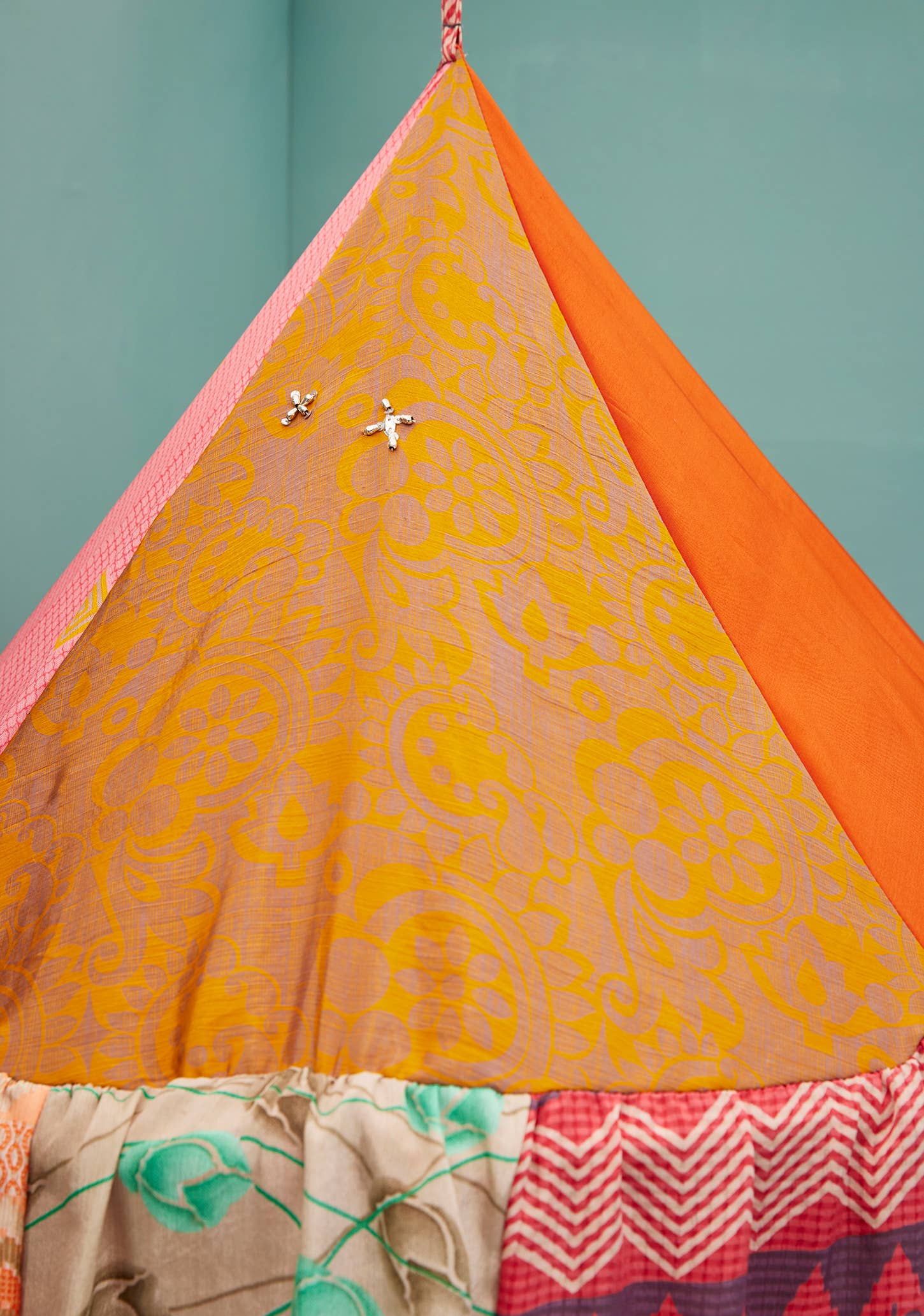 Recycled Sari Canopy Curtain