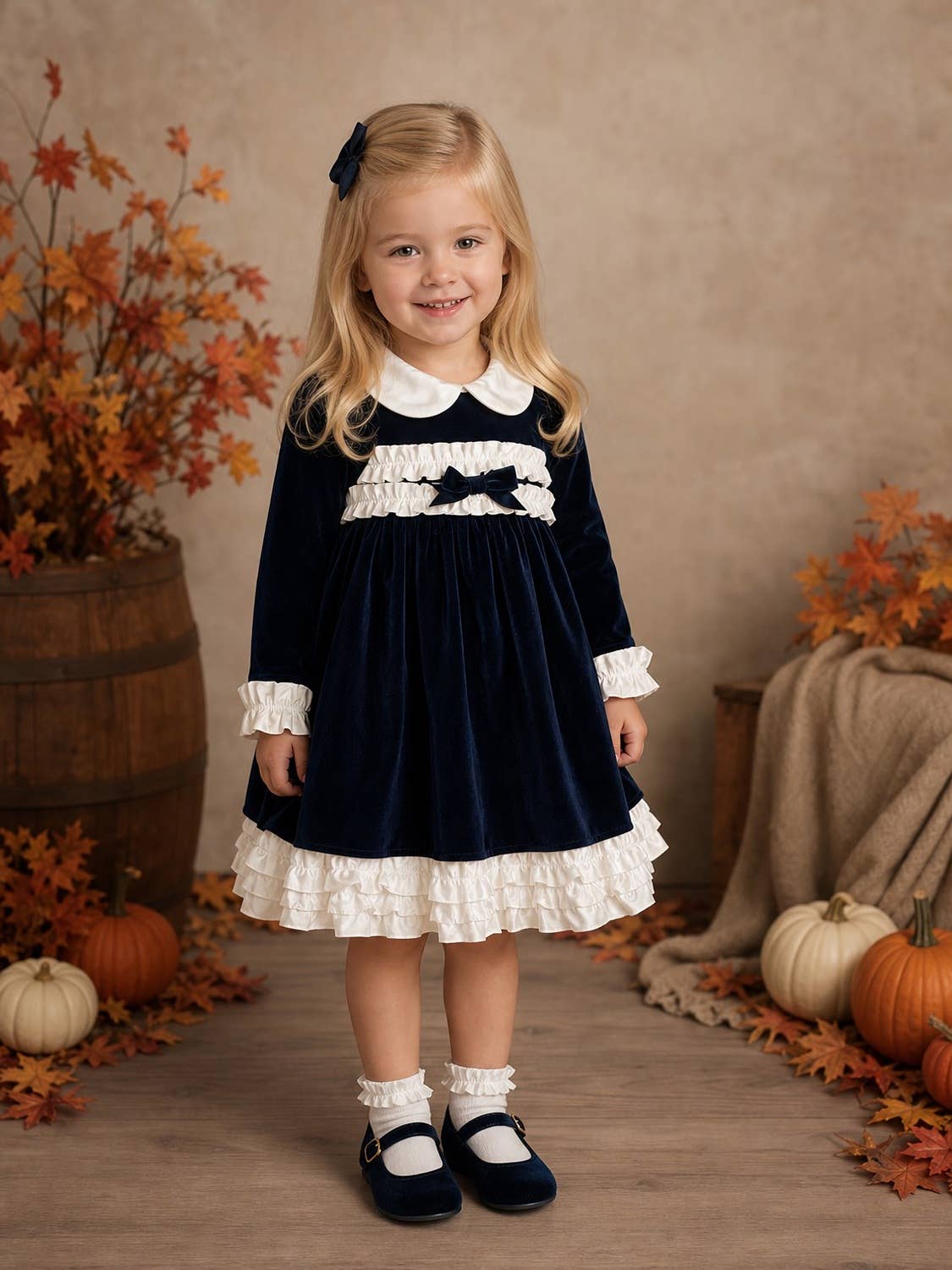 BEAU KiD - 112263- Red: Navy / 6-9 mths