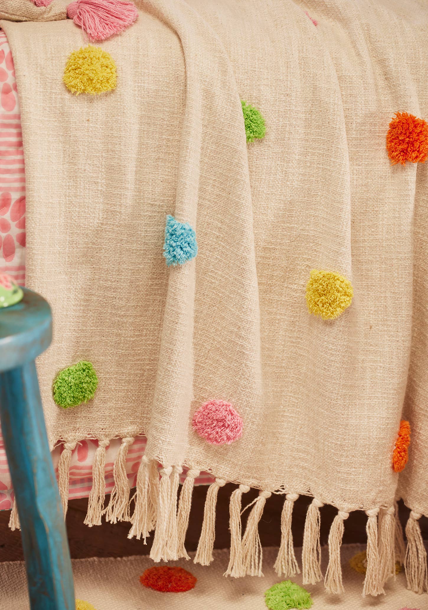 Tufted Dot Throw