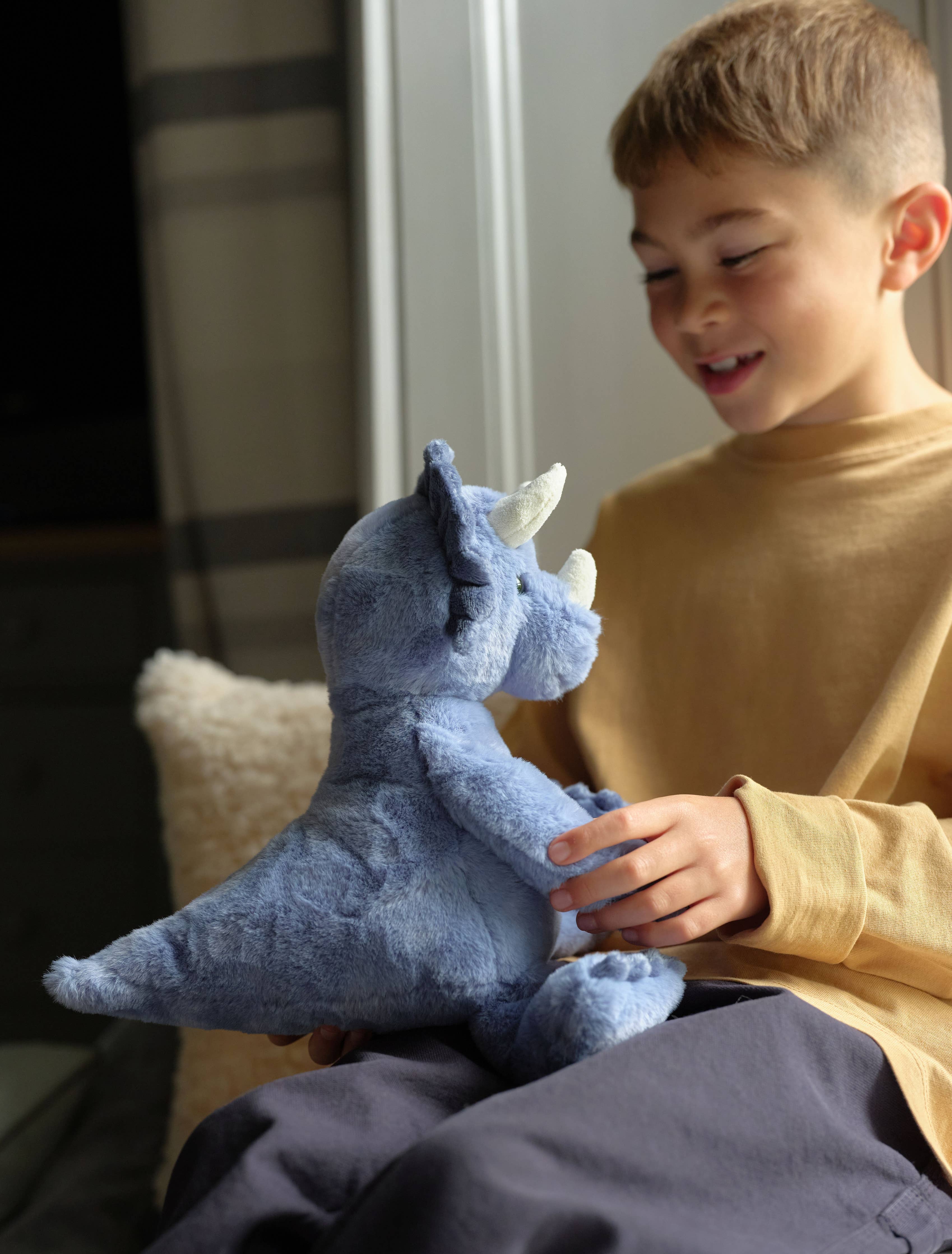 Troy Triceratops Denim Blue