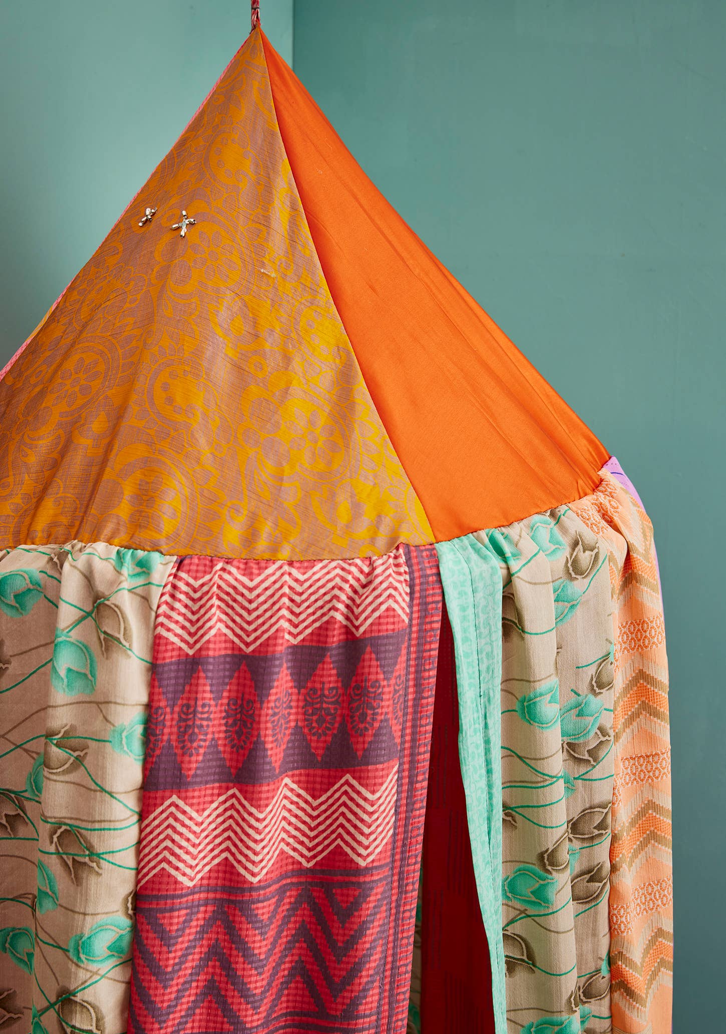 Recycled Sari Canopy Curtain