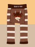 Blade and Rose Limited - Neutral Hamish Cow Design: 2-3 Years / Leggings
