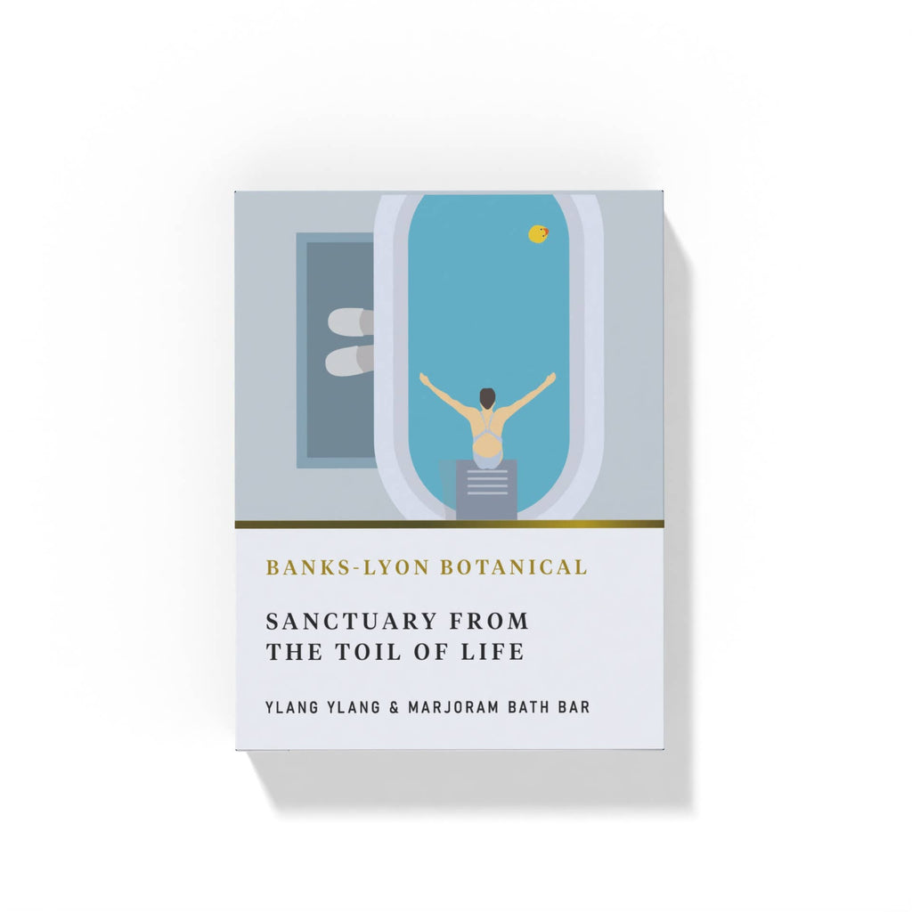 Banks-Lyon Botanical - Ylang Ylang & Marjoram Solid Bath Oil Bar: 100g