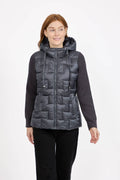 Mudflower - Padded Hooded Jacket with Ribbed Sleeves - PACK OF 8: Navy / 16