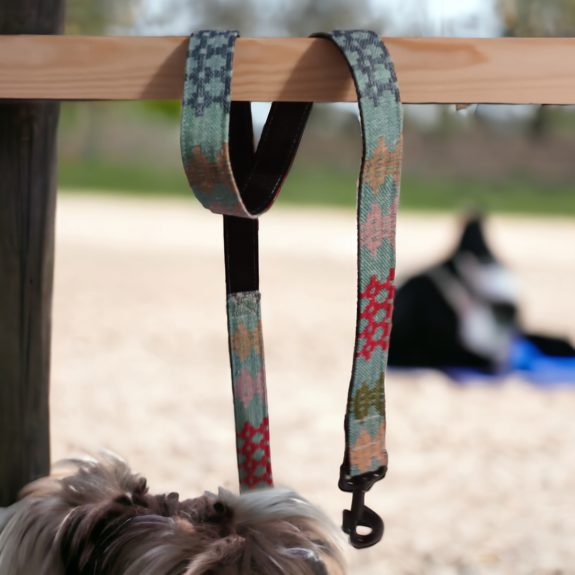 Dog leads / Leash: Denim multi coloured