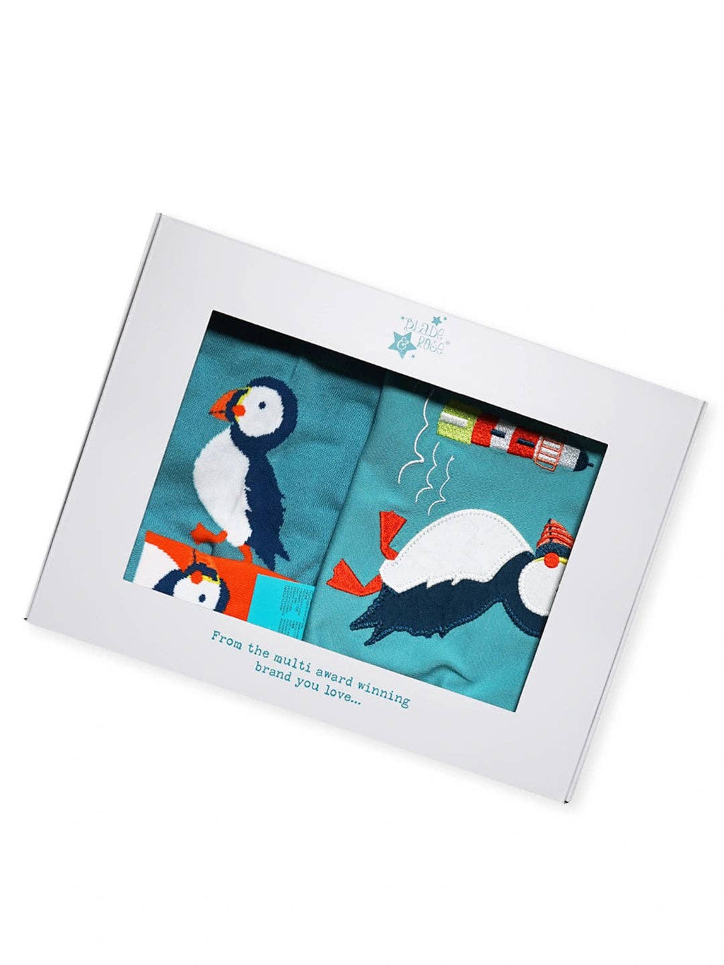 Blade and Rose Limited - Kenzie the Puffin Gift Box Set: 6-12 Months