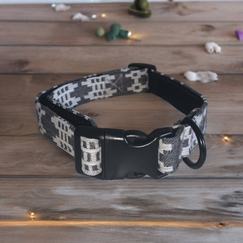 Dog Collars: Large / Rainbow Denim