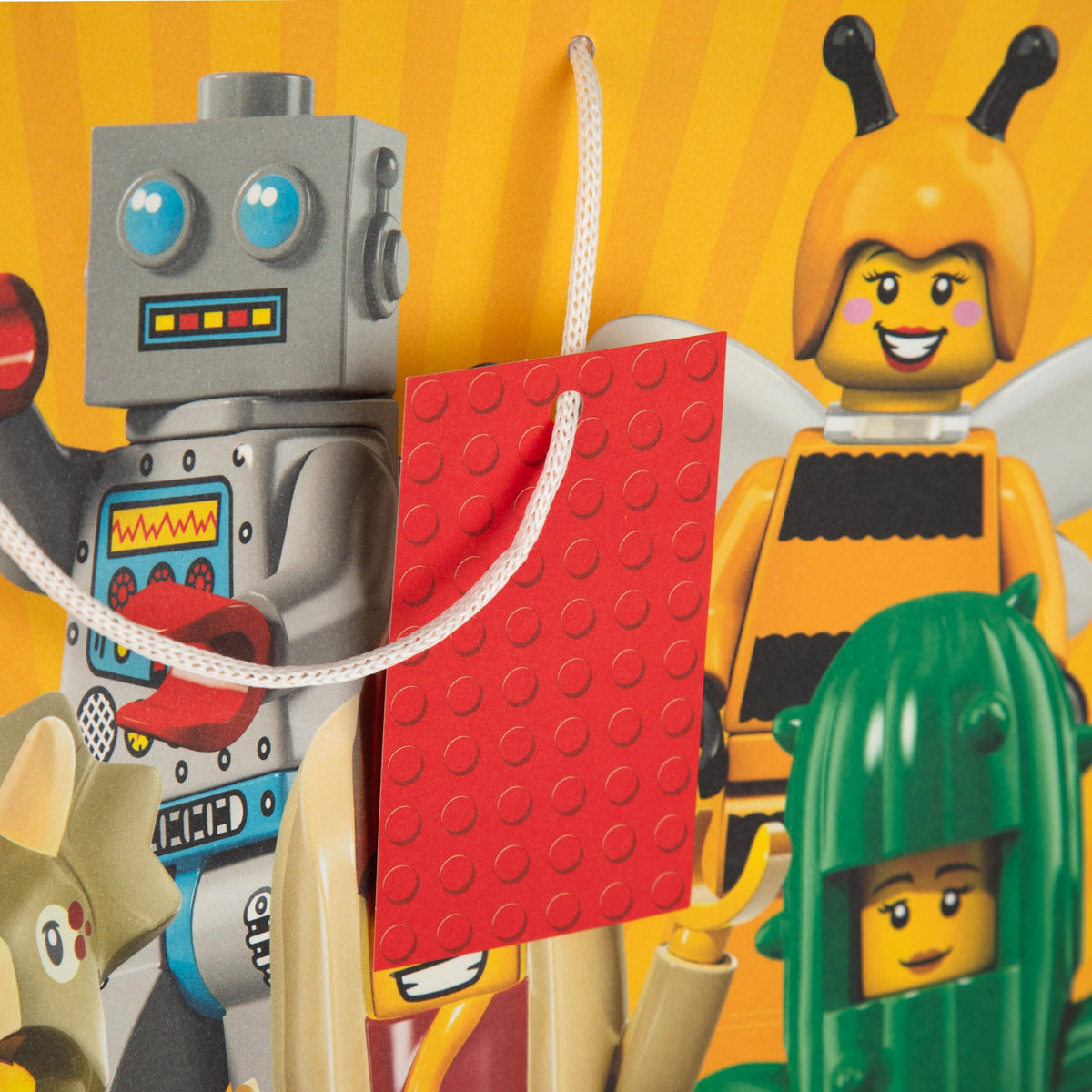 Hallmark - LEGO Mini Figure Icons Extra-Large Gift  Bag - With Gift Tag