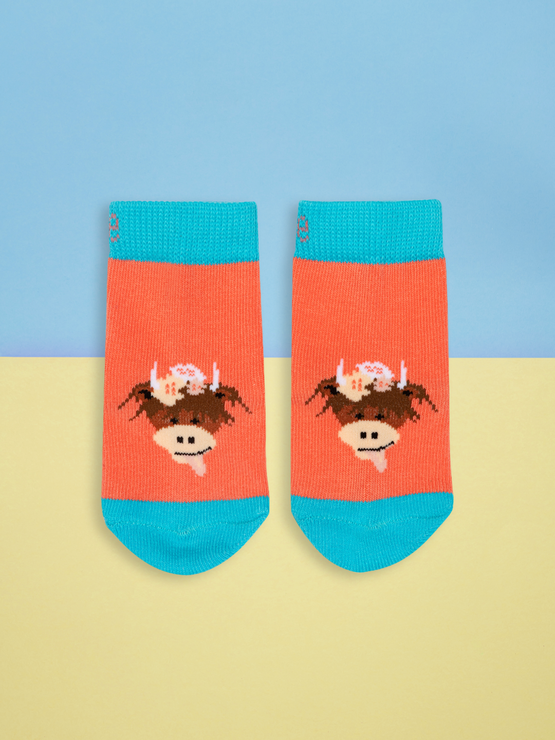 Blade and Rose Limited - Bonnie Highland Cow Socks: 00-06 Months