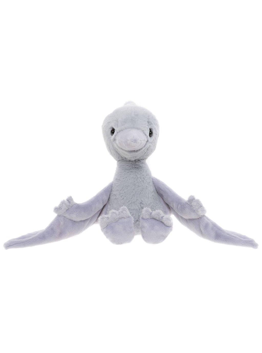 Wings Pterodactyl Cloudy Grey Soft Plush Toy Teddy Bear