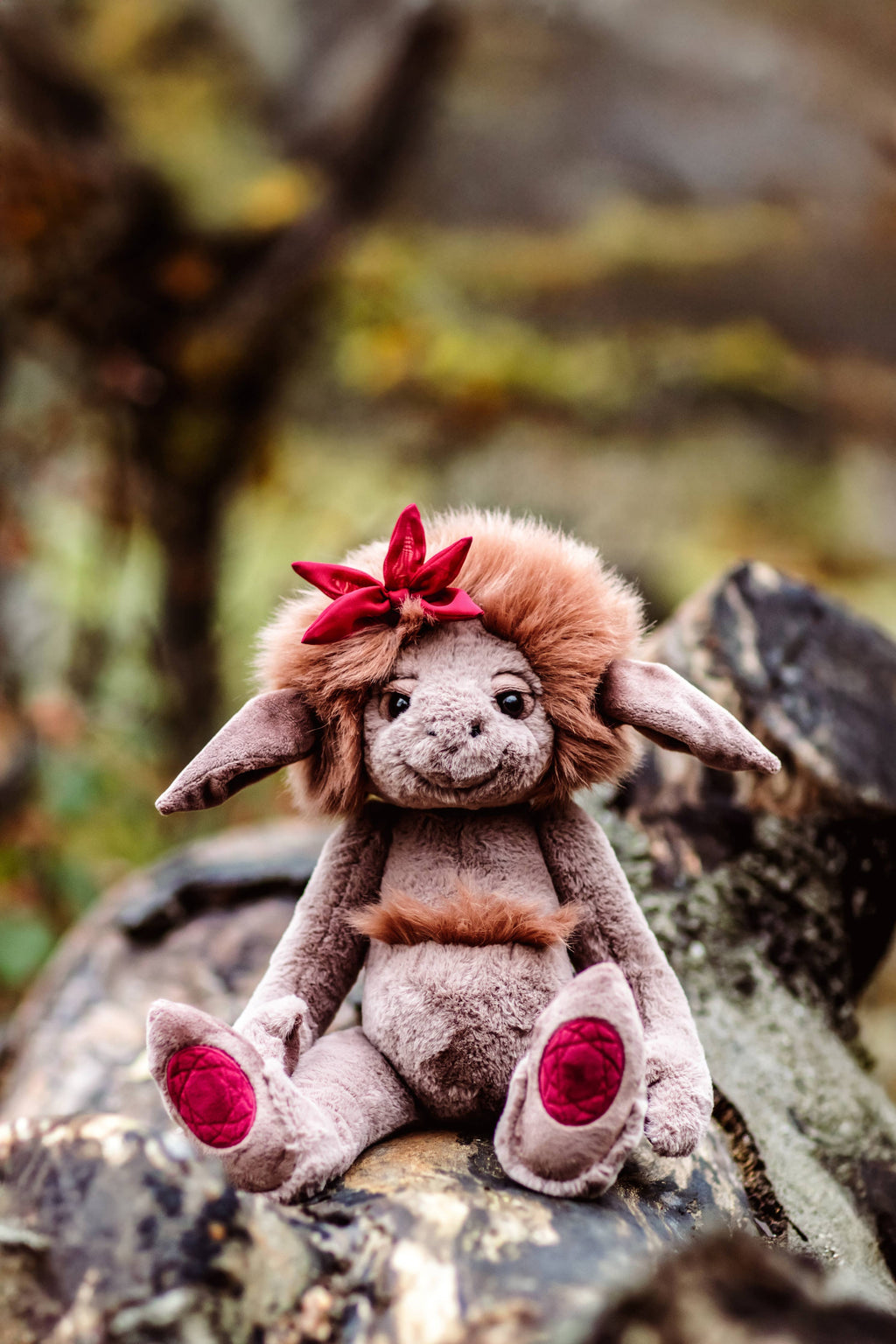 Ruby Roo Soft Plush Toy Teddy Bear Troll: Bearhouse / Troll