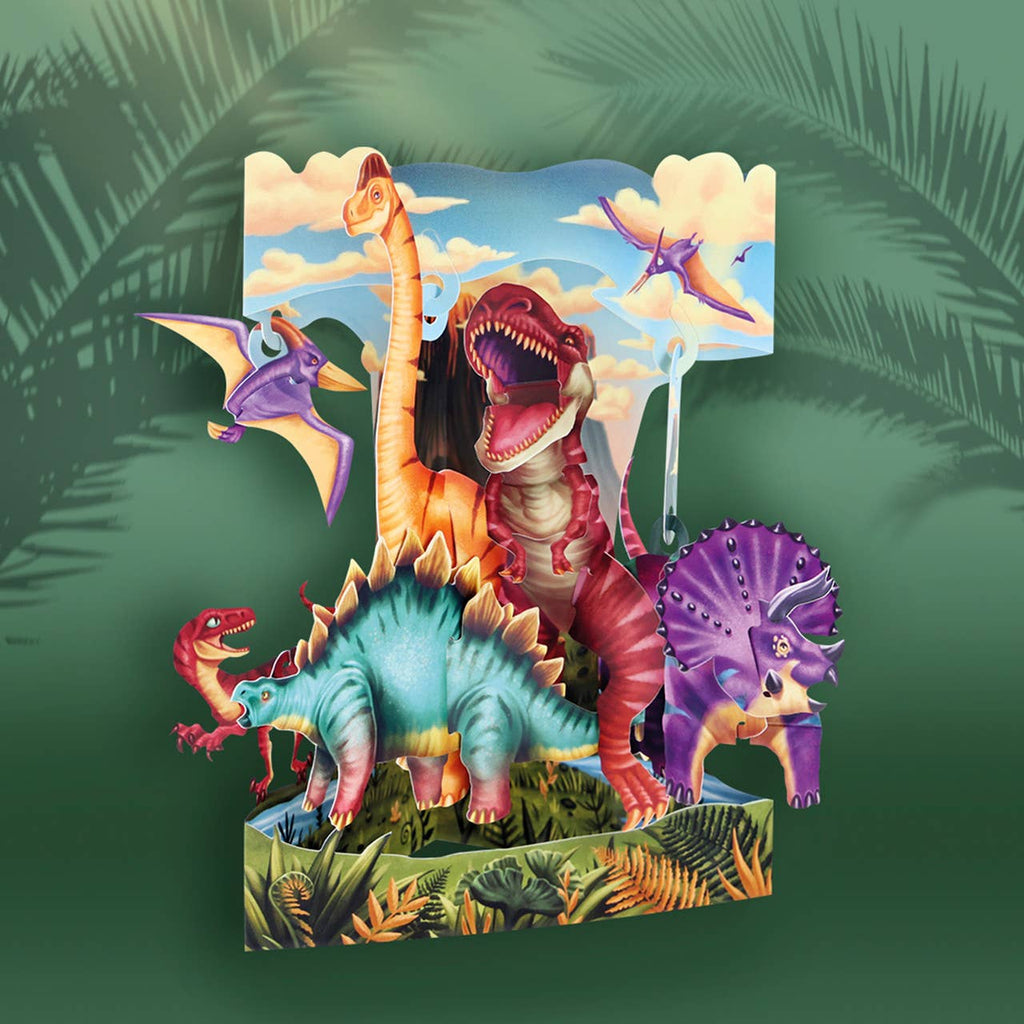 Santoro London - Swing Cards - Land of the Dinosaurs