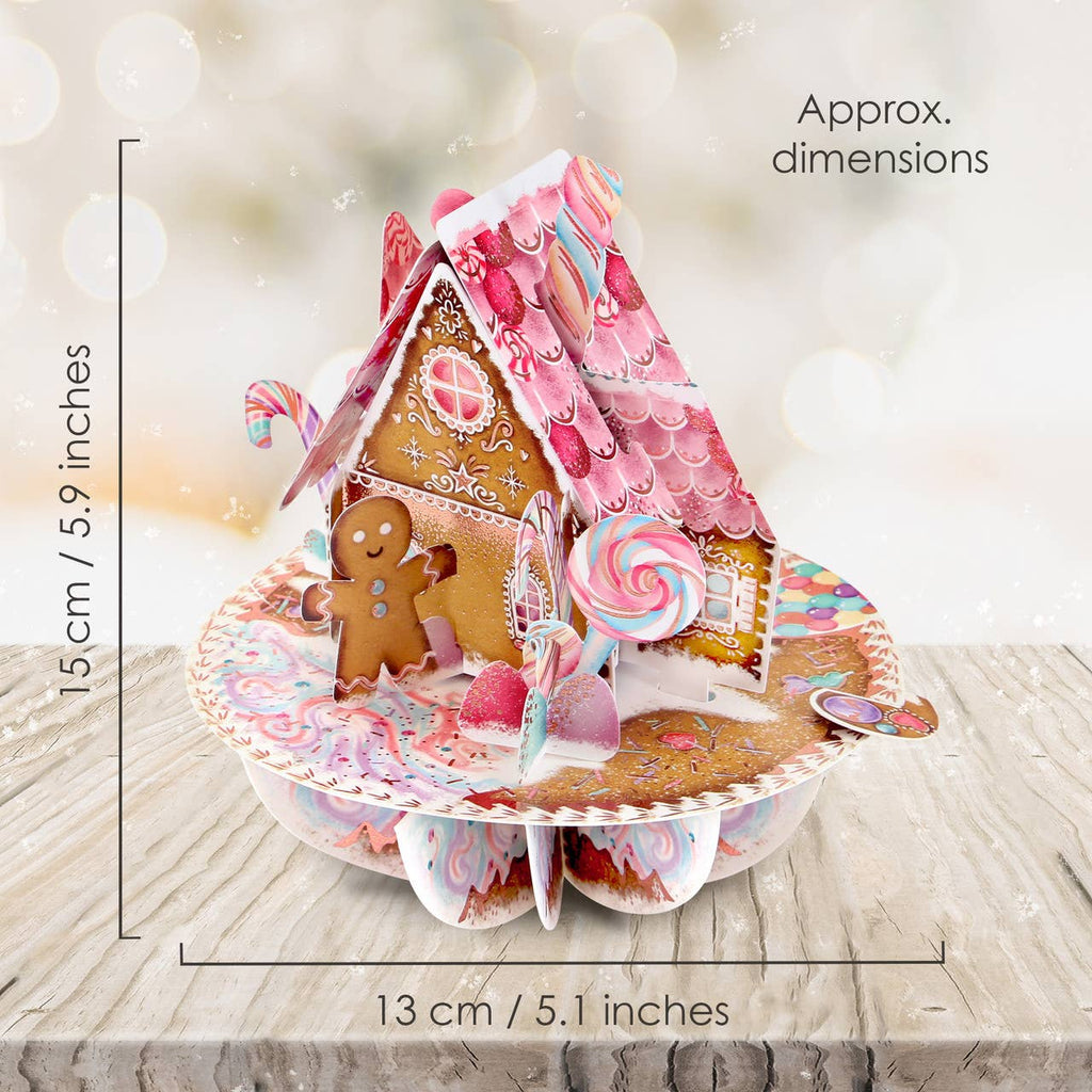 Santoro London - Pirouette Cards- Gingerbread House