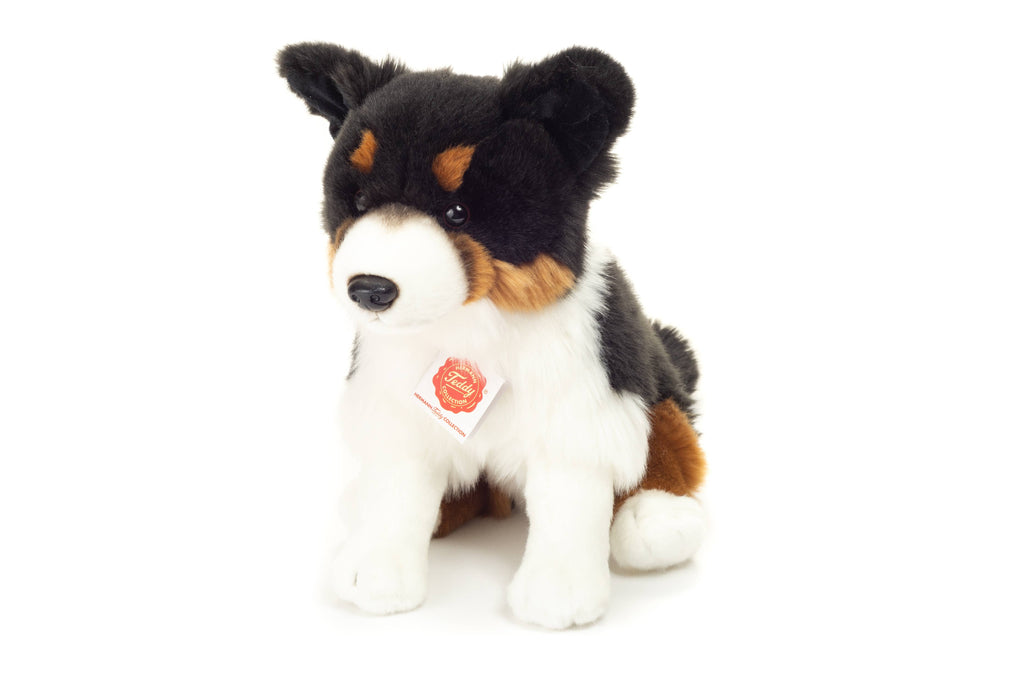 Tricolor Border Collie sitting 30cm - plush toy - soft toy