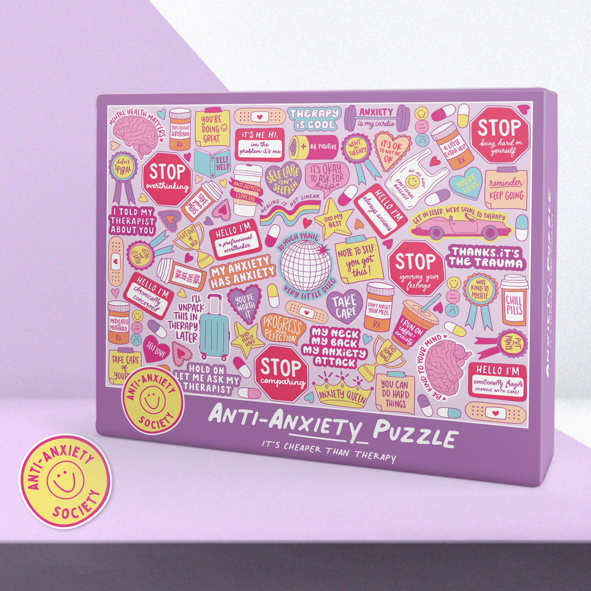 Bubblegum Stuff UK - Anti-Anxiety Puzzle | Therapeutic Adult Jigsaw | Xmas Gift