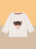 Blade and Rose Limited - Neutral Hamish Cow Design: 6-12 Months / Top