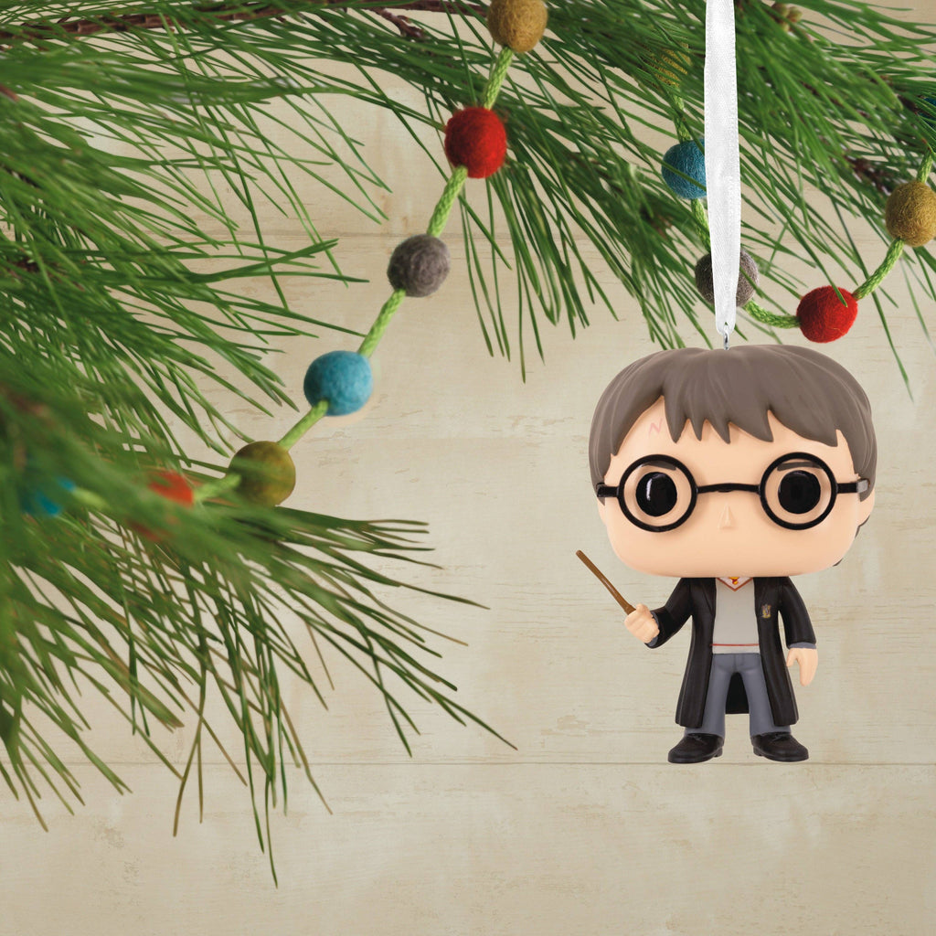 Hallmark - Collectable Funko POP! - Harry Potter™ & Wand Ornament: Funko