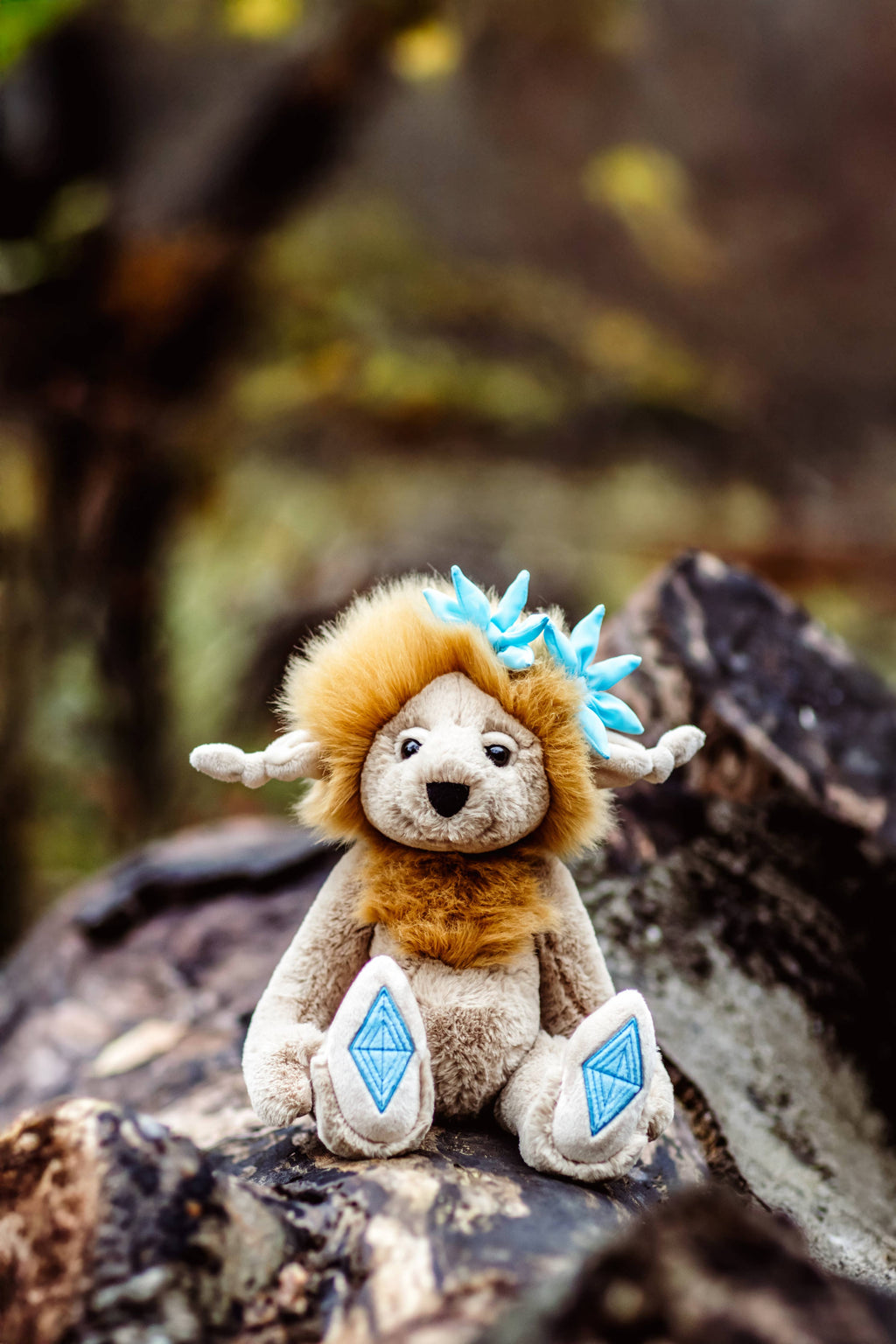 Topaz Blu Soft Plush Toy Teddy Bear Troll: Bearhouse / Troll