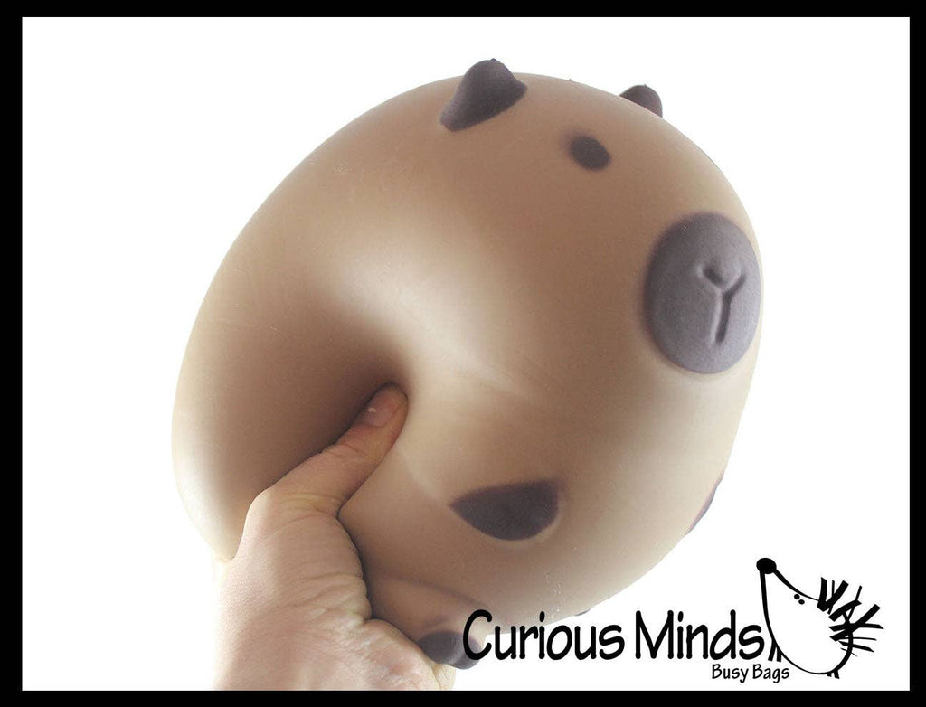 Jumbo 5.75" Capybara Doh Filled Squishy Squeeze Stress Ball
