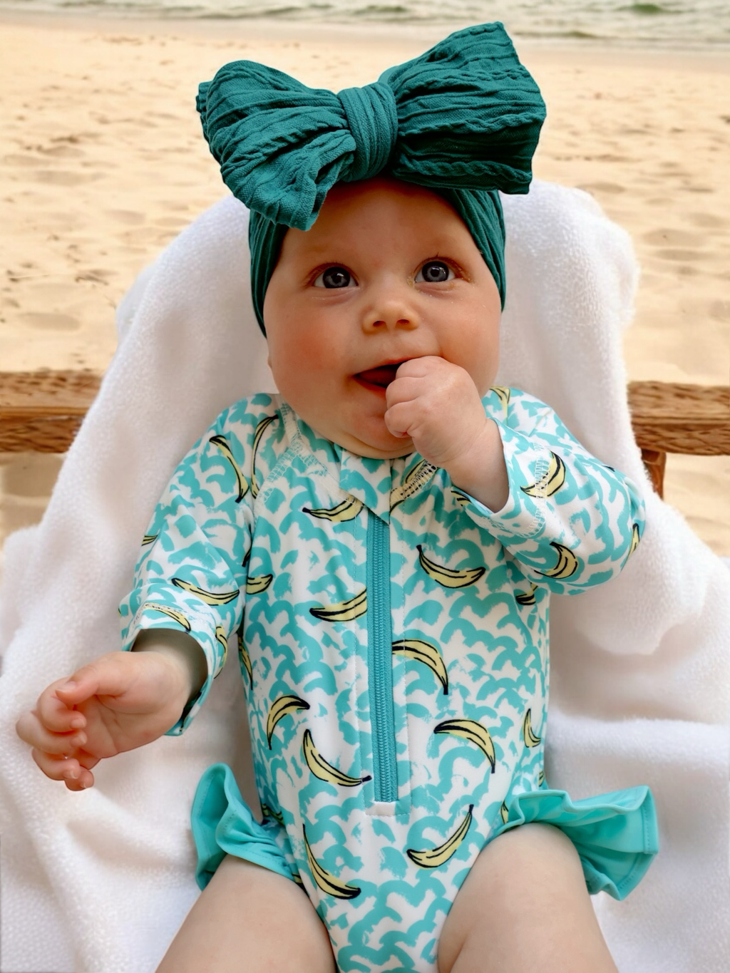 Bananas / Skipper Rashguard Swimsuit / UPF 50+: 12-18M