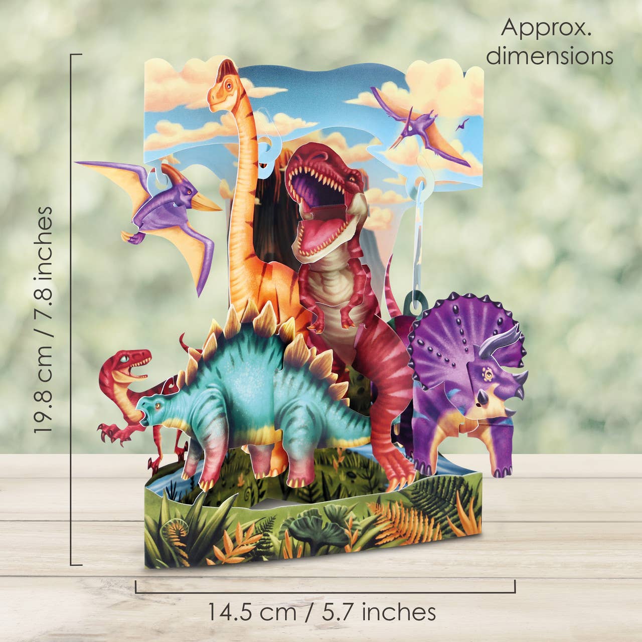 Santoro London - Swing Cards - Land of the Dinosaurs