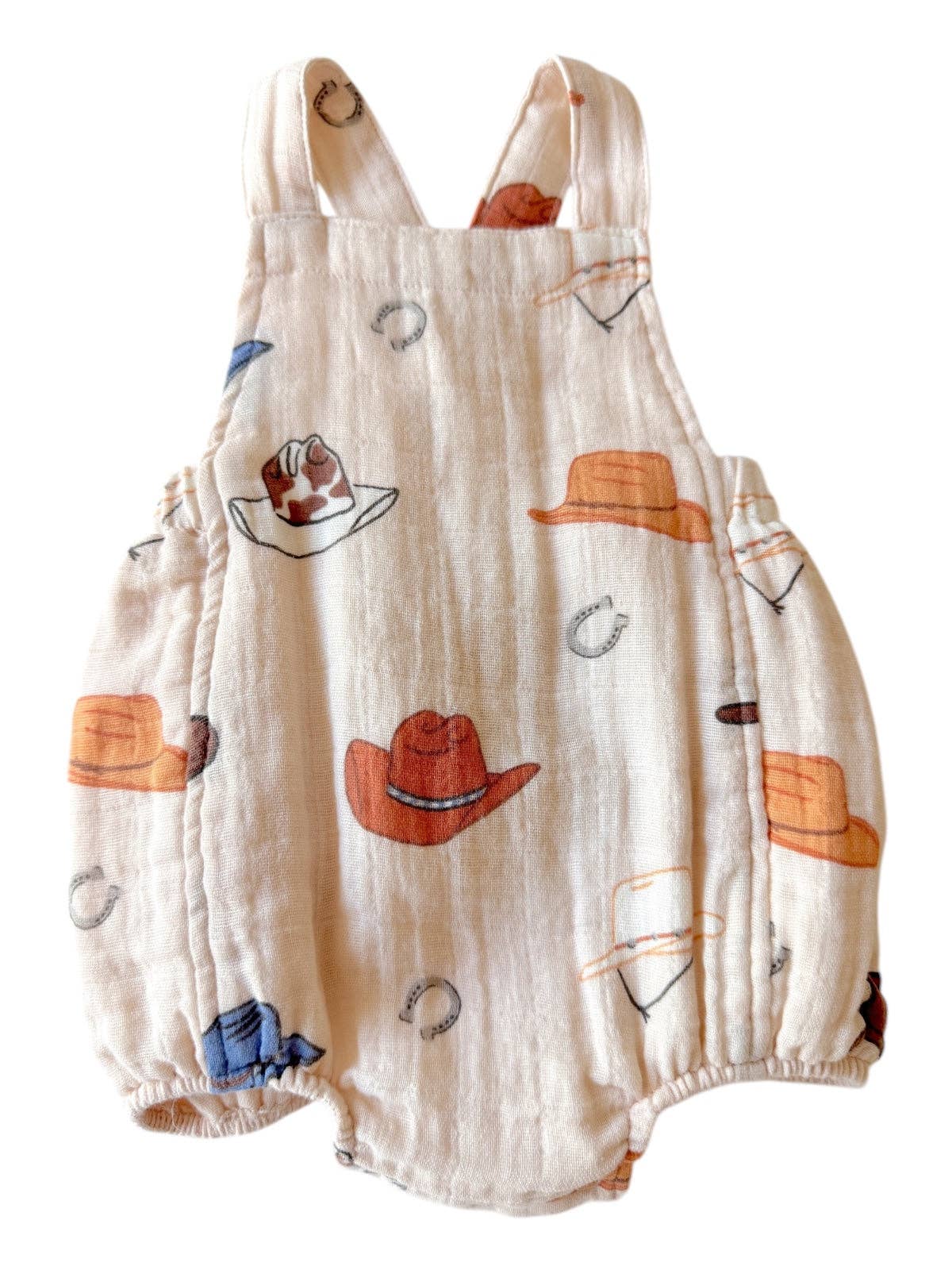 Western / Muslin Retro Sunsuit: 6-12M