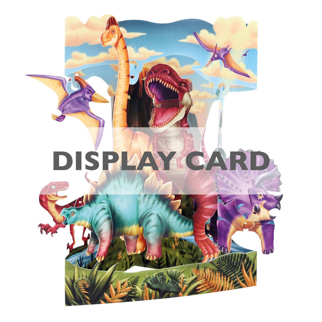 Santoro London - Display Swing Cards - Land of the Dinosaurs