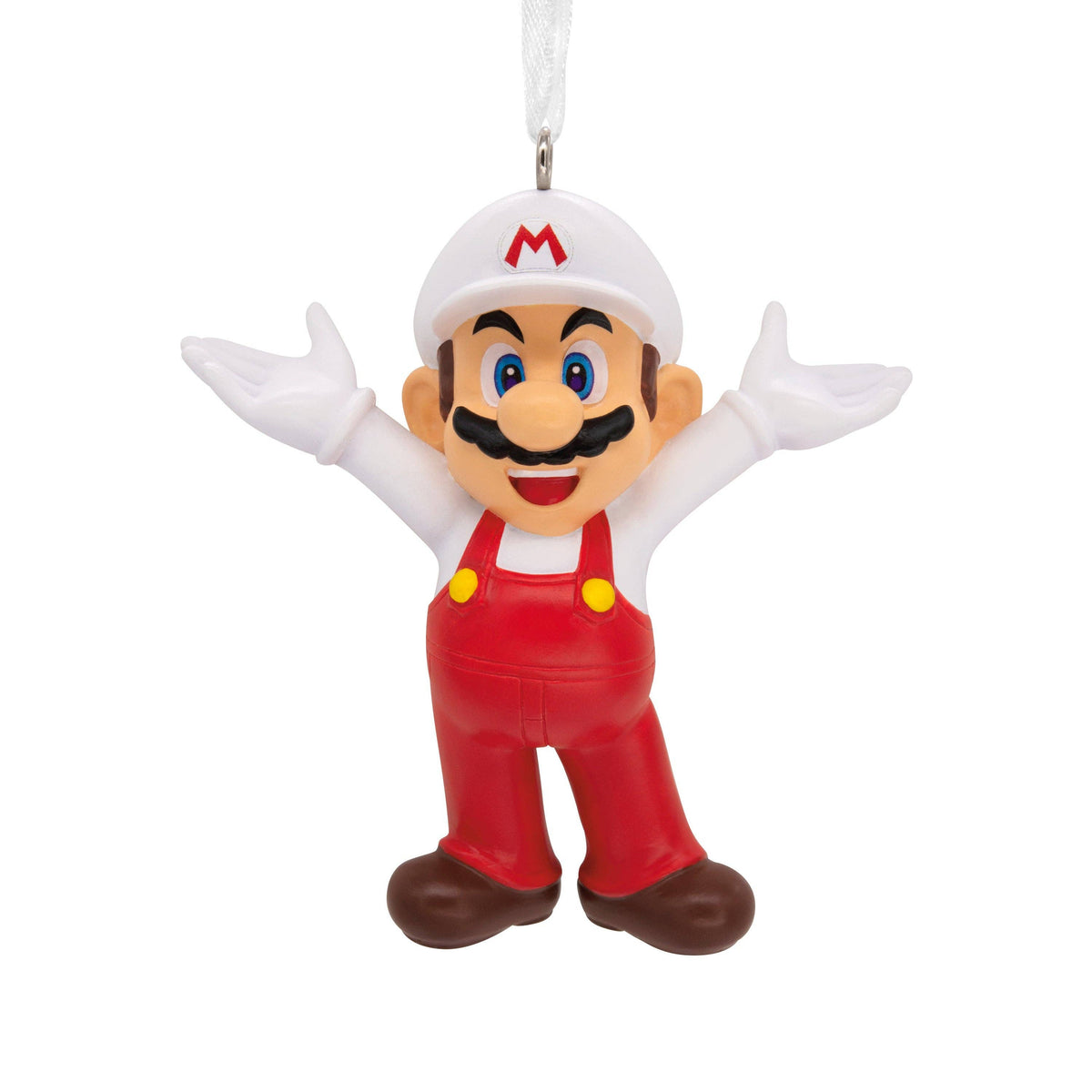 Hallmark - Collectable Super Mario - Red & White Fireball Ornament