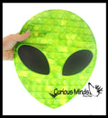 1 Jumbo Alien Bubble Pop Fidget Toy - Silicone Push Poke Bub