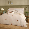 Riva Home - Ramble Highland Cows Duvet Cover Set Natural: Natural / Single
