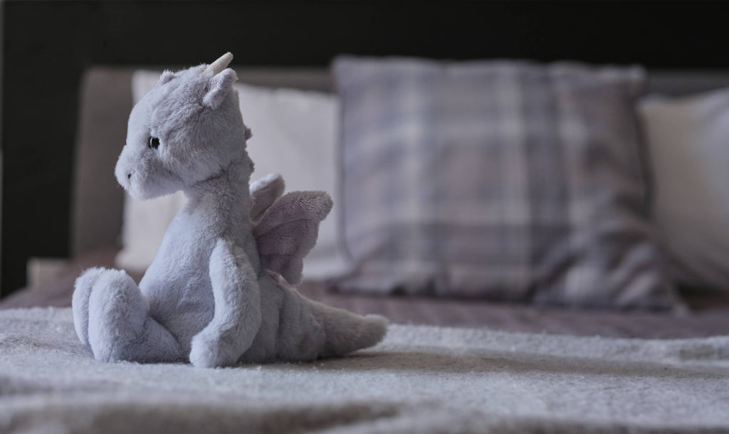 Draco Dragon Cloudy Grey Soft Plush Toy Teddy Bear