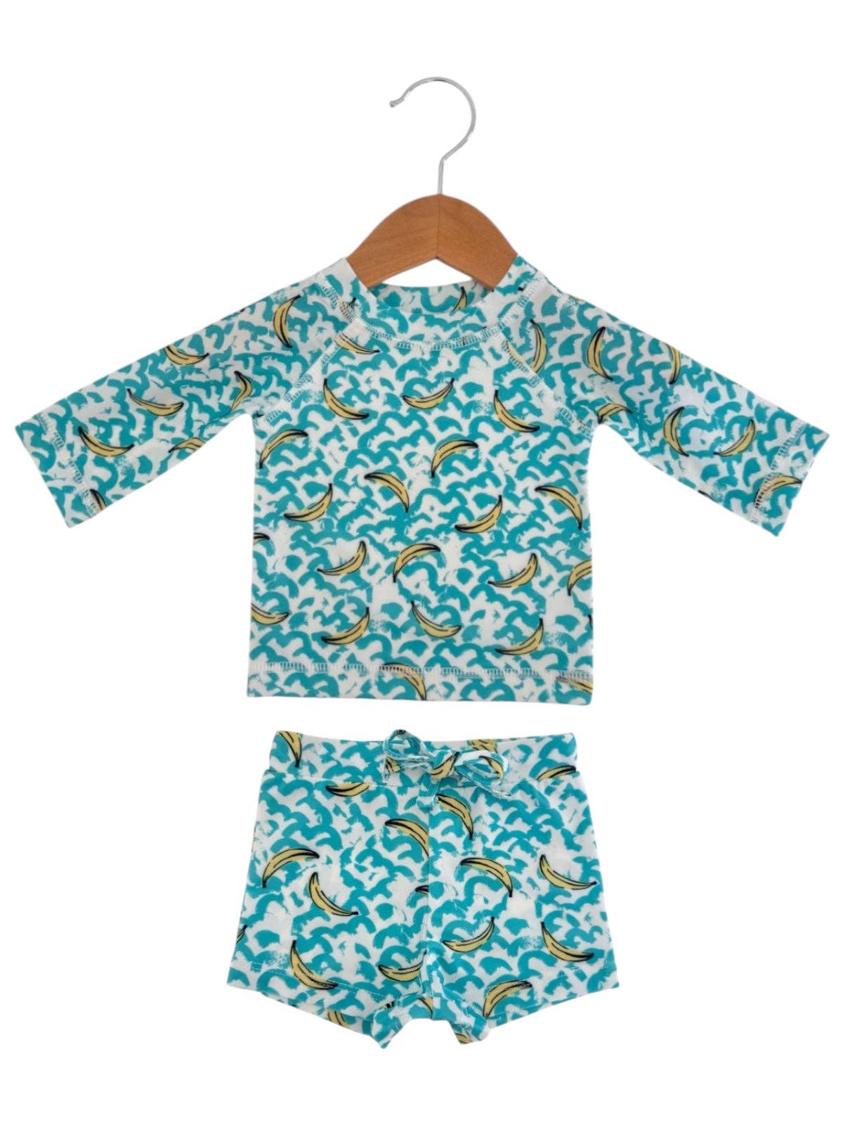 Bananas / Mar Rashguard Set / UPF 50+: 6-12M