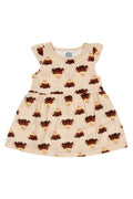 Blade and Rose Limited - Neutral Highland Cow Summer Dress: 3-4 Years / Dress