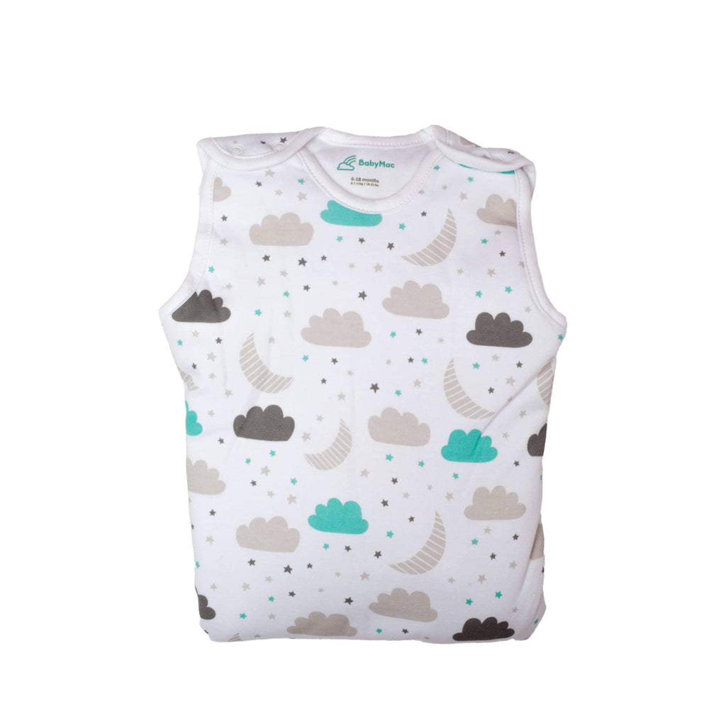 Organic Cotton Baby Sleeping Bag Cloud: Cloud Design / 0-6 months