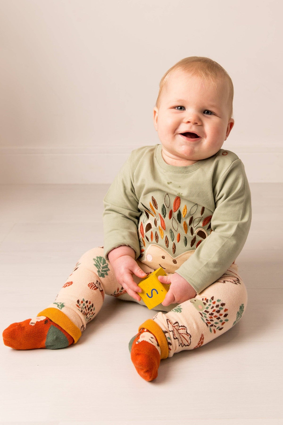 Blade and Rose Limited - Lenny The Hedgehog: 0-6 Months / Top