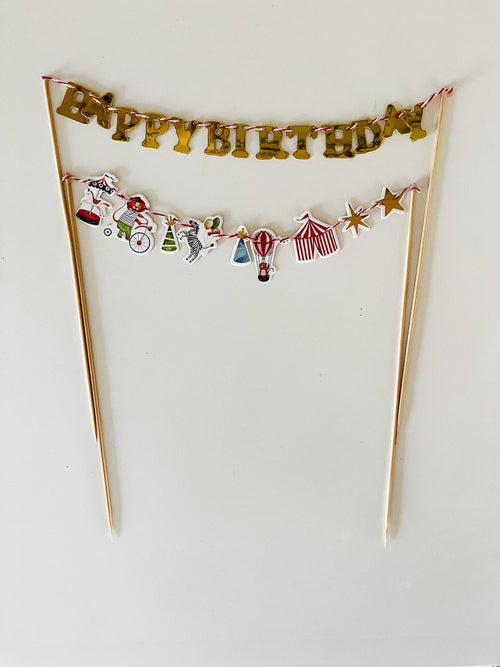 Carnival Cake Banner