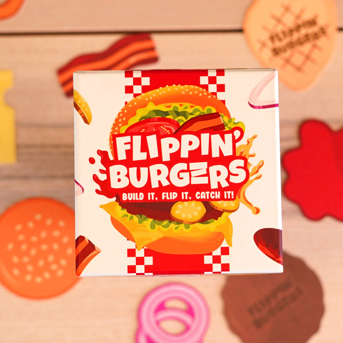 Bubblegum Stuff UK - Flippin’ Burgers | Card-Flipping Fun | Family Party Game