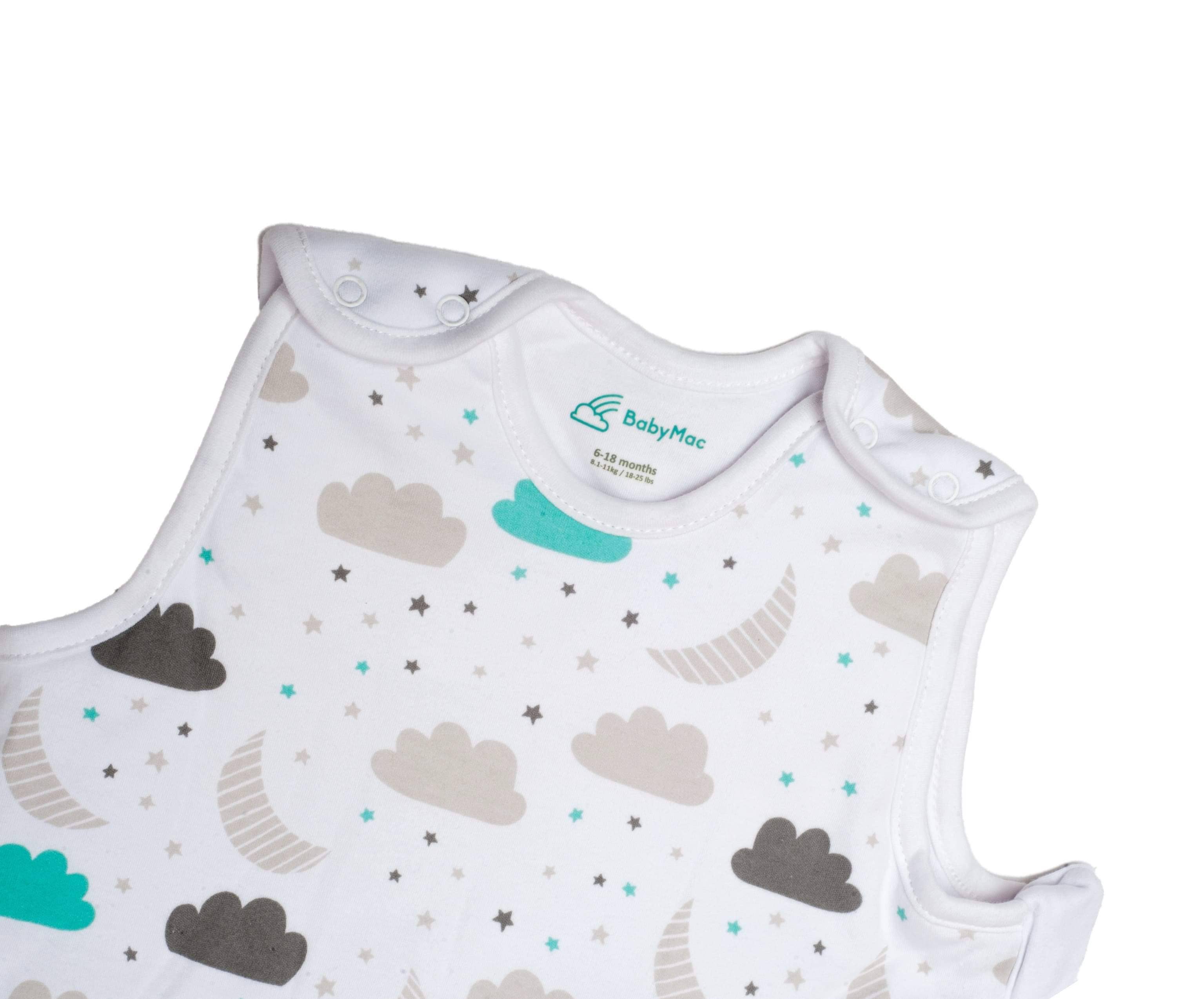 Organic Cotton Baby Sleeping Bag Cloud: Cloud Design / 0-6 months