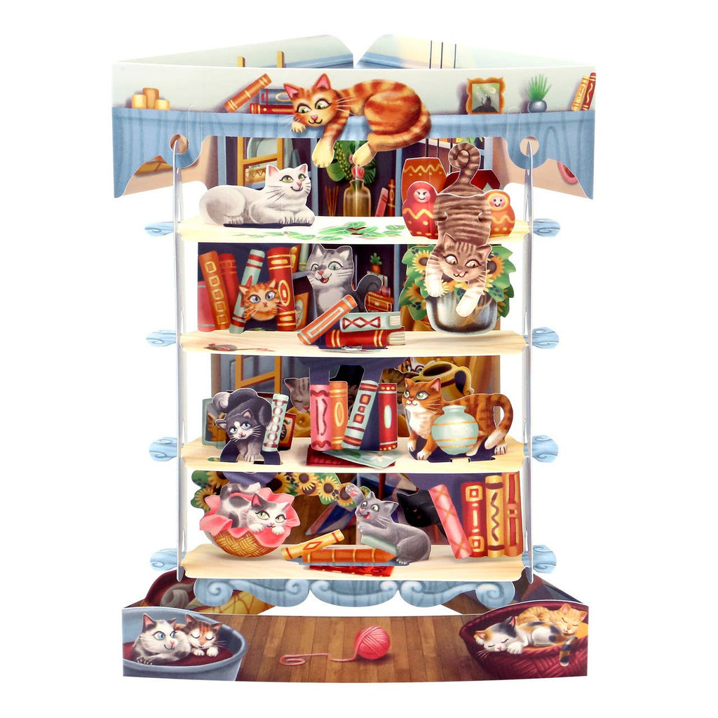 Santoro London - Swing Cards - Cats in the Library