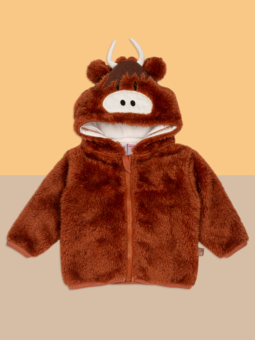 Blade and Rose Limited - Neutral Hamish Cow Design: 1-2 Years / Top