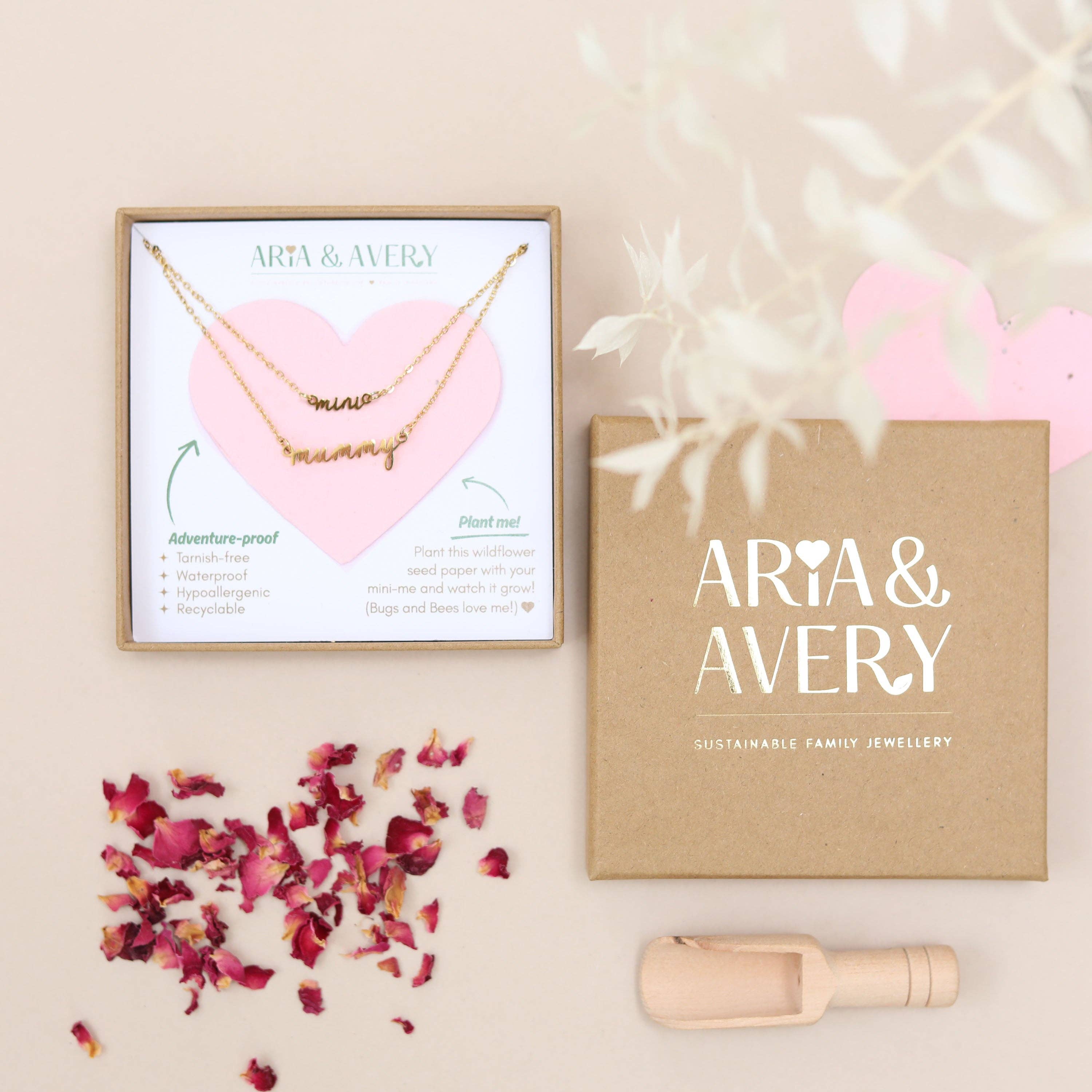 Aria & Avery - Matching Mummy & Mini Necklaces: Gift Box / 3