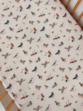 Ducks / Muslin Crib Sheet