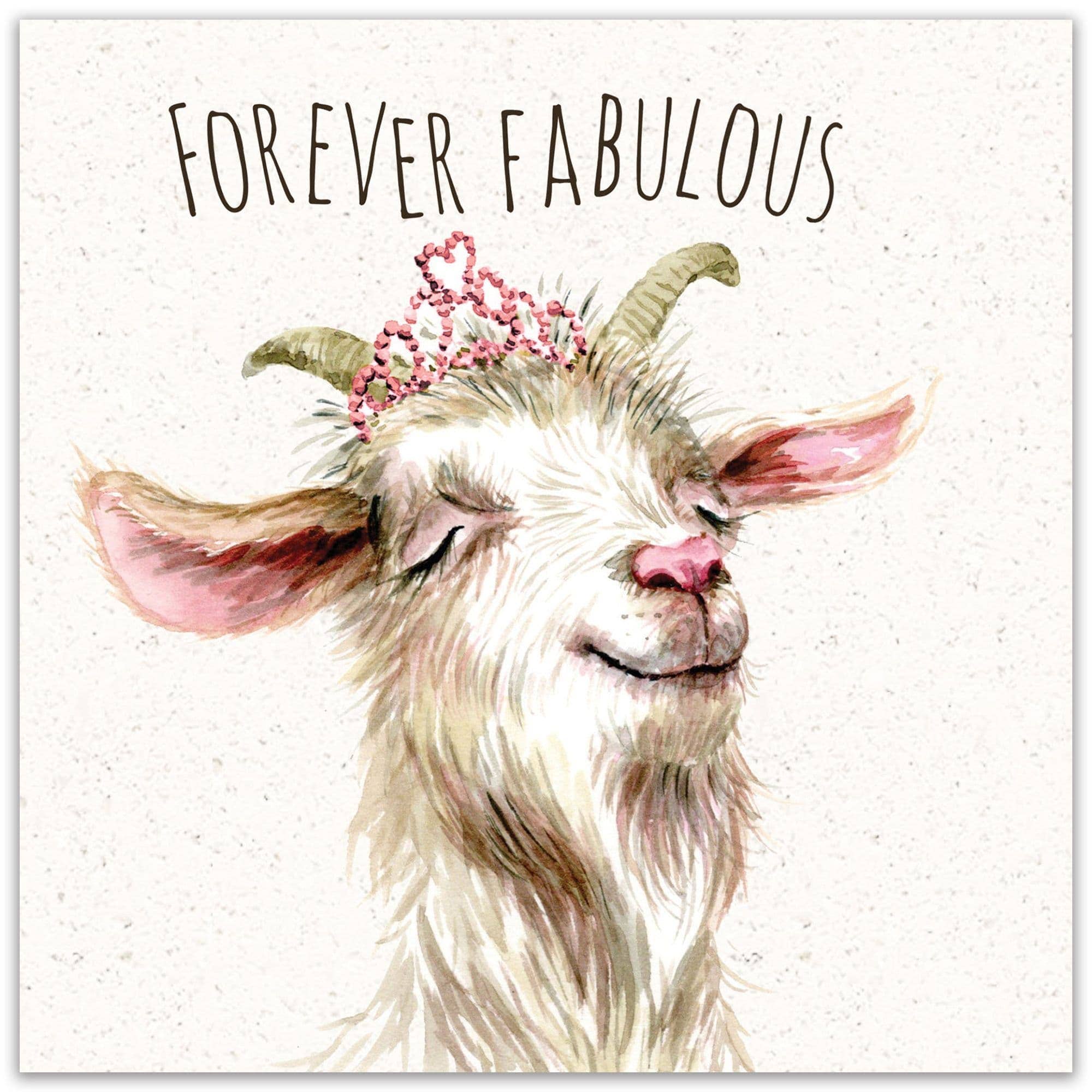 Twizler Ltd - Goat Forever Fabulous - Funny Birthday Card