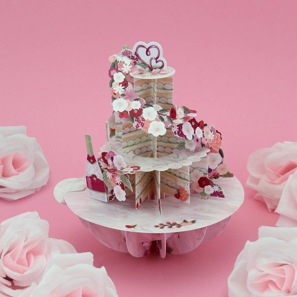 Santoro London - Pirouette Cards - Cut The Cake (Wedding)