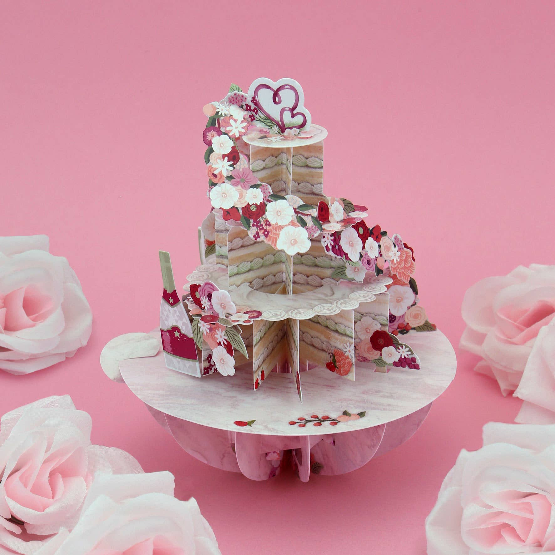Santoro London - Pirouette Cards - Cut The Cake (Wedding)