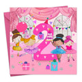 Twizler Ltd - Age 2 Girls Birthday Card - 2nd - Ballerina
