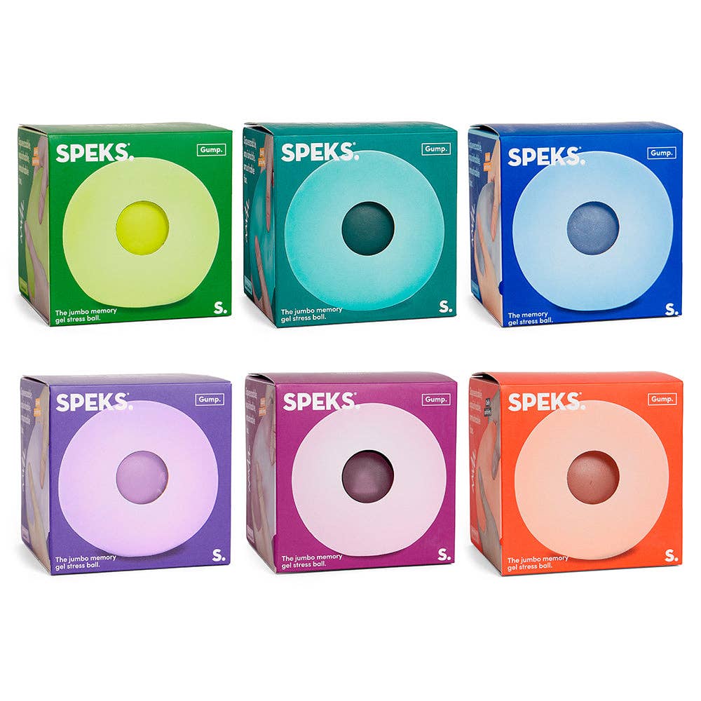 SPEKS Gump Jumbo - The Memory Gel Stress Ball - Assorted 12 pack