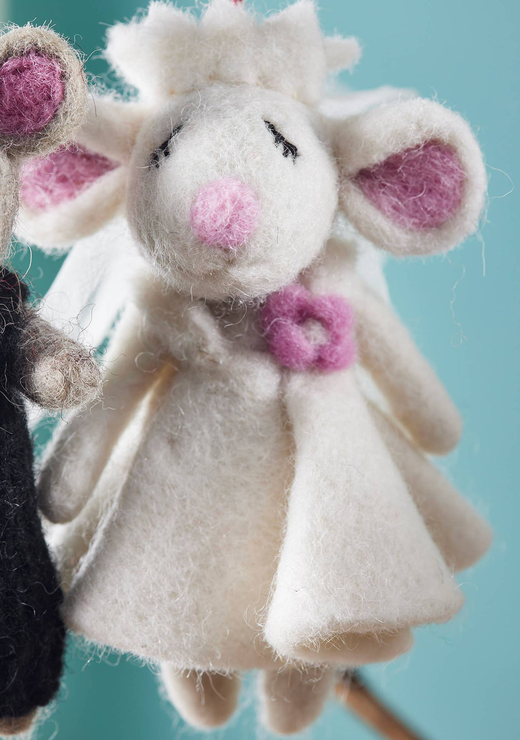 Felt Wedding Mice Decorations