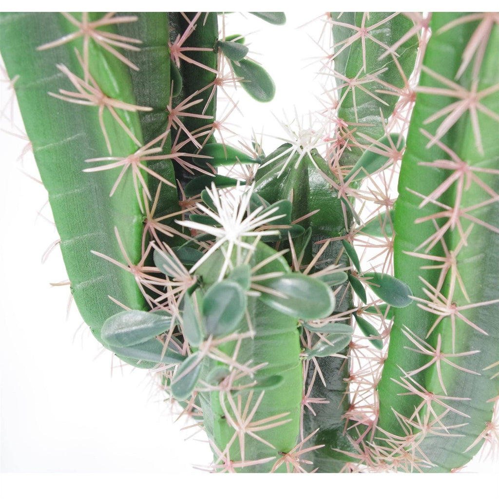 Leaf Design UK LTD - Artificial Cactus Cacti Plant Black Pot 65cm Plants
